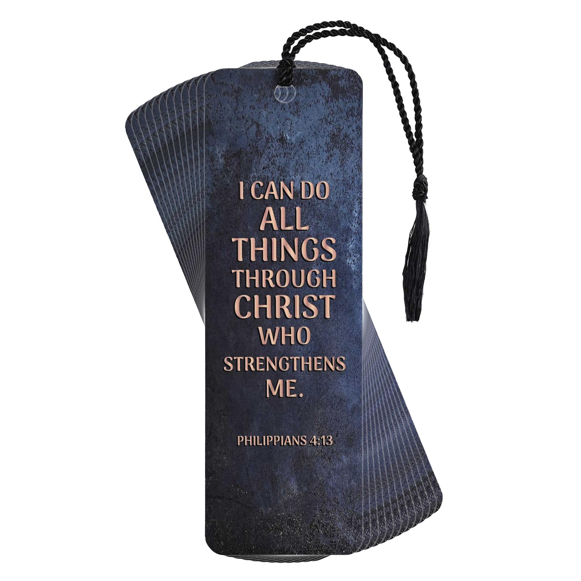Dicksons Inspirational Bible Verse Tassel Bookmark for Books and Novels 2 x 6 Cardstock Man of God - Pack of 12