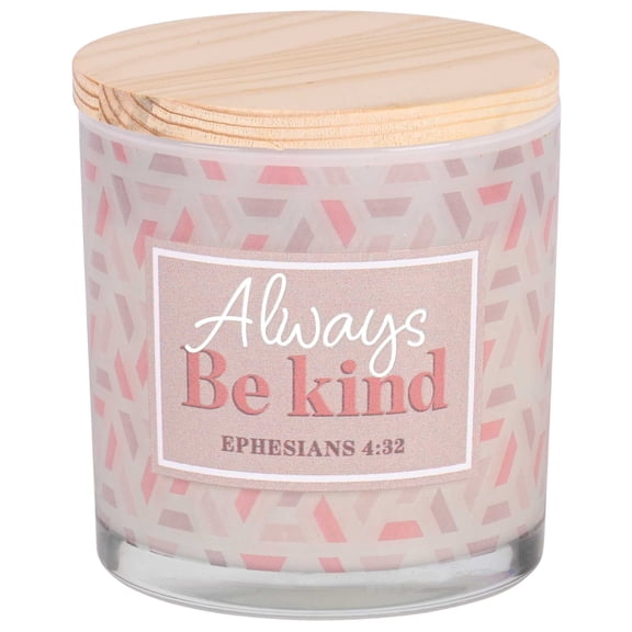 Dicksons Inspirational Christian Softly Scented Jar Candle 13 Ounce Natural Soy Wax Always Be Kind