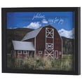 thumbnail image 1 of Dicksons Inspirational Christian Wall Hanging Shadow Box Style Framed Wall Décor for Home 12 x 15 Inch Wood and Glass Let the Fields Be Jubilant, 1 of 1