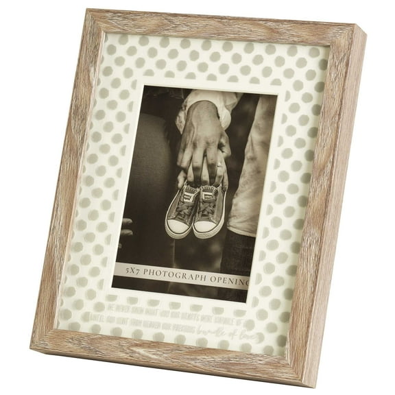 Dicksons Joy Our Hearts Bundle of Love Grey Dot 9 x 11 MDF Decorative Wall Plaque