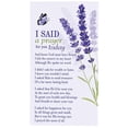 thumbnail image 1 of Dicksons Lavender Flower Butterfly - I Said A Prayer for You, Purple/White 5 x 2.75 Inch Vinyl Refrigerator Magnet, 1 of 2