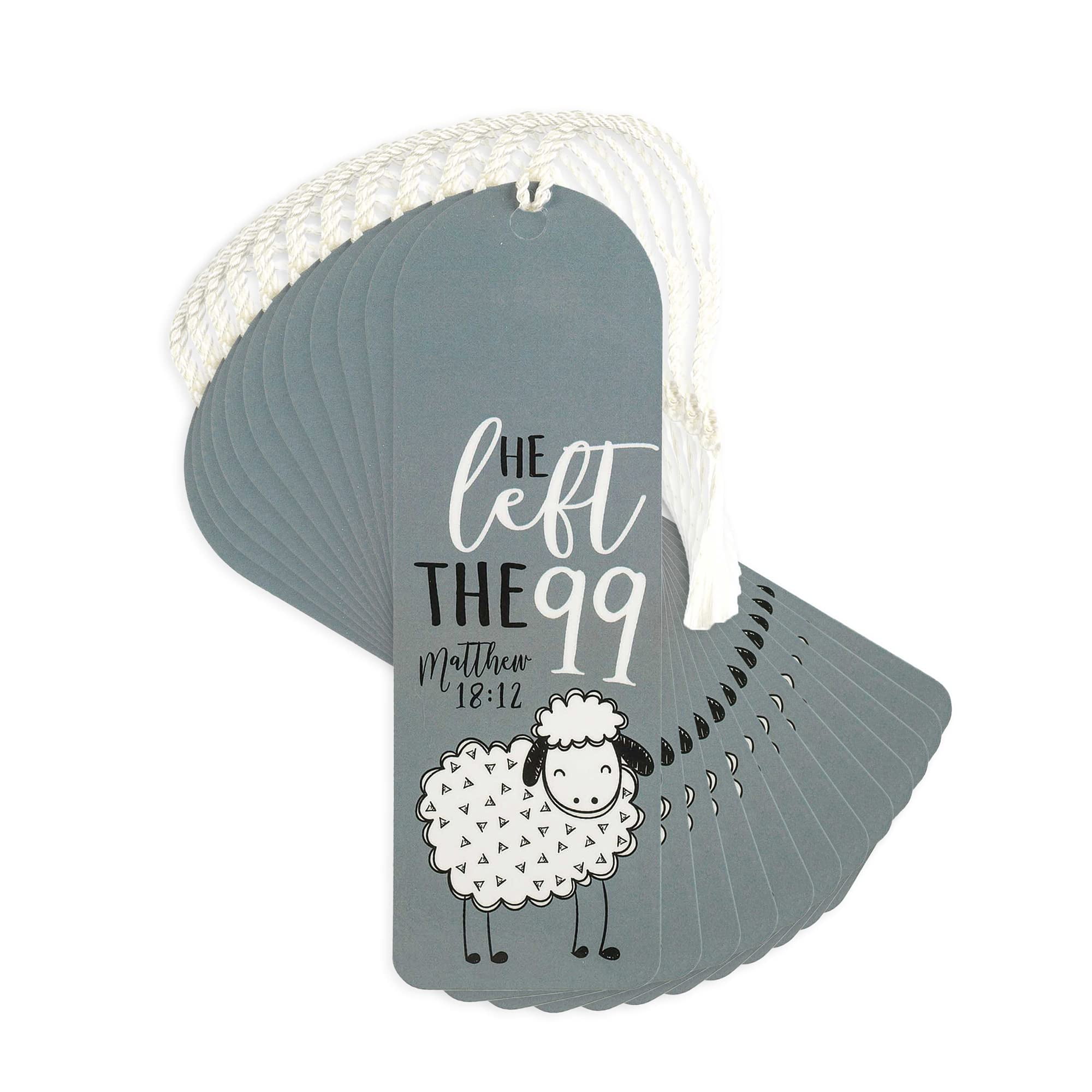 Dicksons Left The 99 6 x 2 Inch Cardstock Keepsake Tassels Bookmarks Pack of 12