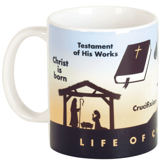 Dicksons Life of Christ Sunrise Silhouette 11 ounce Ceramic Coffee Tea Cup Mug