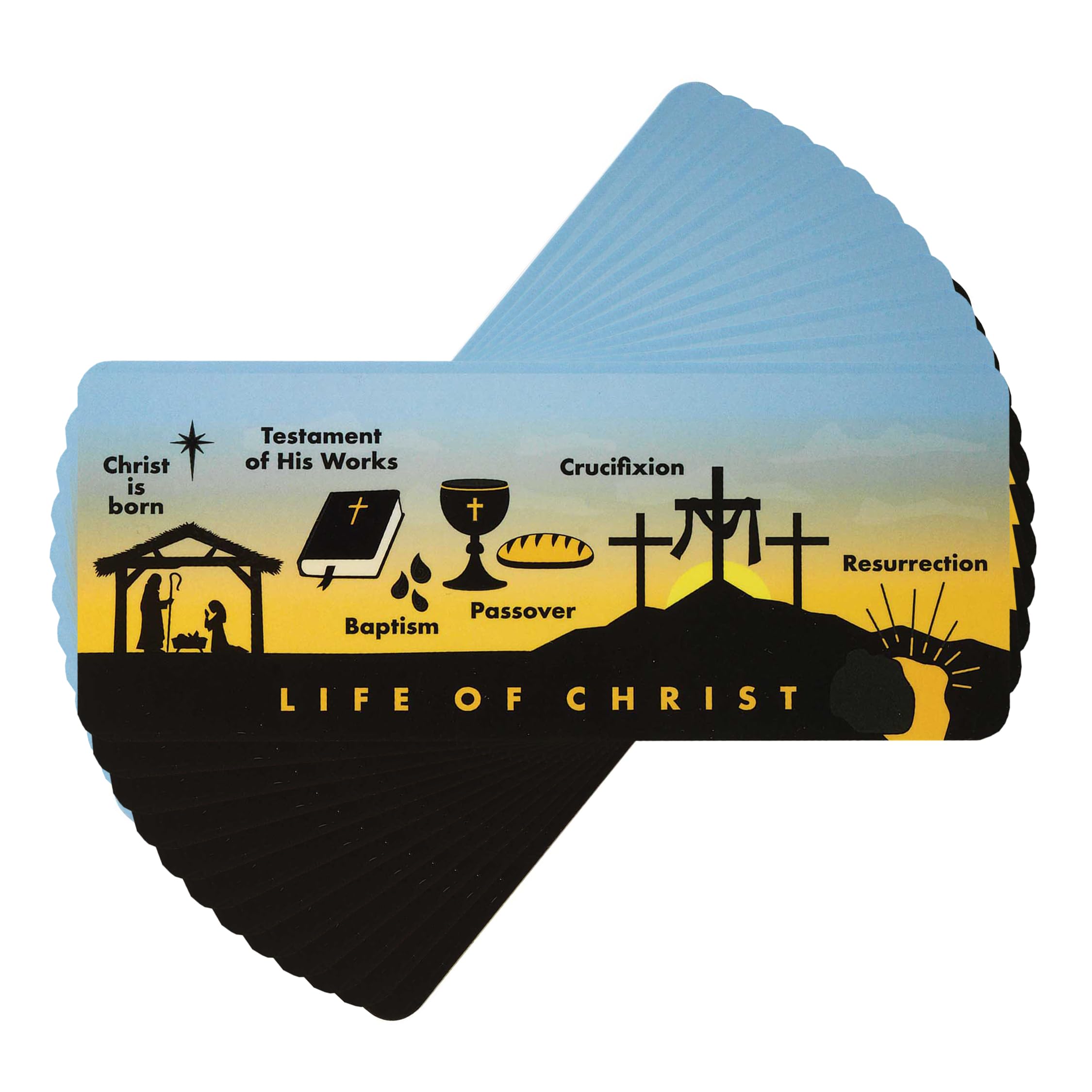 Dicksons Life of Christ Sunrise Silhouette 6.25 inch Paper Bookmark Pack of 12