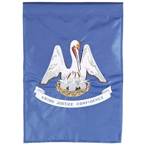 Dicksons Magnolia Garden Outdoor Flag Decoration For Garden, Yard, Or Walkway Standard 13 x 18, Weather Resistant Polyester, Louisiana State