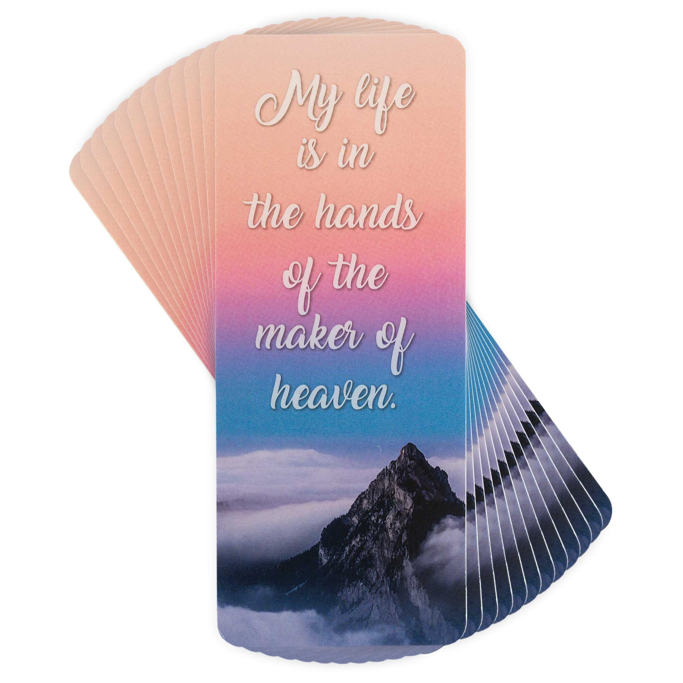 Dicksons My Life in Hands Maker of Heaven 6.25 inch Paper Bookmark Pack of 12