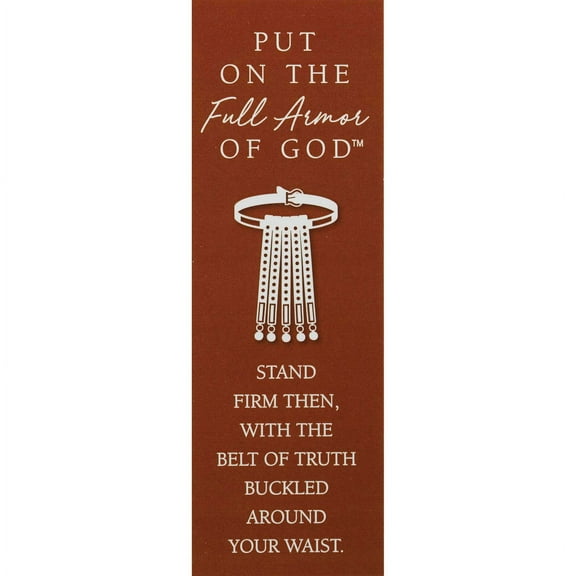 Dicksons Put On Full Armor of God Belt of Truth 6.5 inch Paper Bookmark Pack of 12