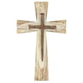 thumbnail image 1 of Dicksons Rustic Nails Decorative Natural Woodgrain 19.5 x 12.75 Wood And Resin Wall Cross, 1 of 1