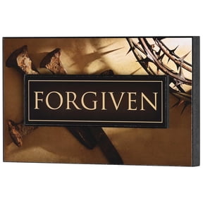 Dicksons SPLK106-346 Forgiven Nails And Crown Of Thorns Brown 10 x 6 Wood Double Layered Decorative Wall Plaque Hanging Artwork Home Dcor
