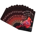 thumbnail image 1 of Dicksons Then Sings My Soul Cardinal, Red/Black 3.8 x 2.5 Inch Laminated Cardstock Pocket Card Bookmark; Pack of 12, 1 of 2