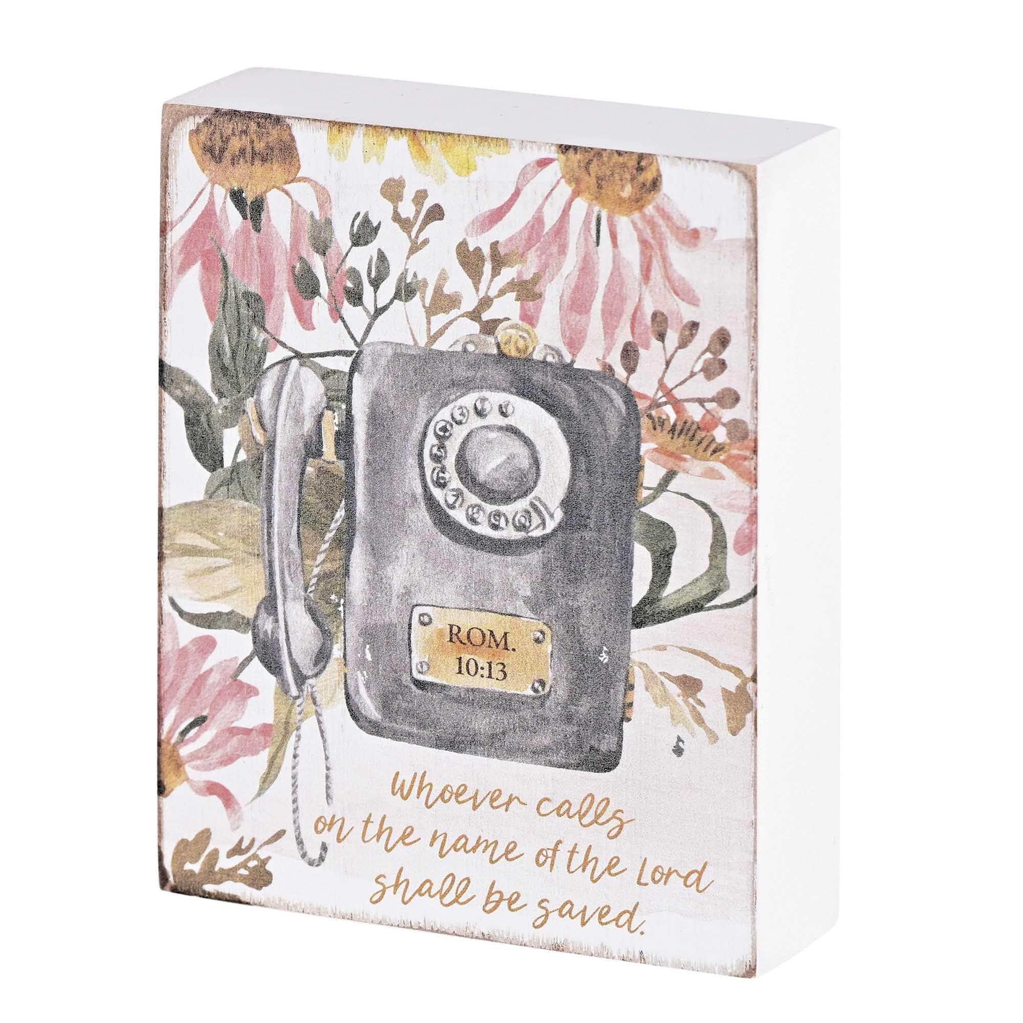 Dicksons Whoever Calls Shall Be Saved, Roman 10:13, Multicolor 4 x 3 ...