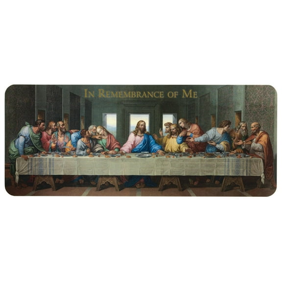 Dicksons in Remembrance of Me The Last Supper Decorative Laminated Multicolor 2.63 x 6.38 Paper Bookmark Pack of 12