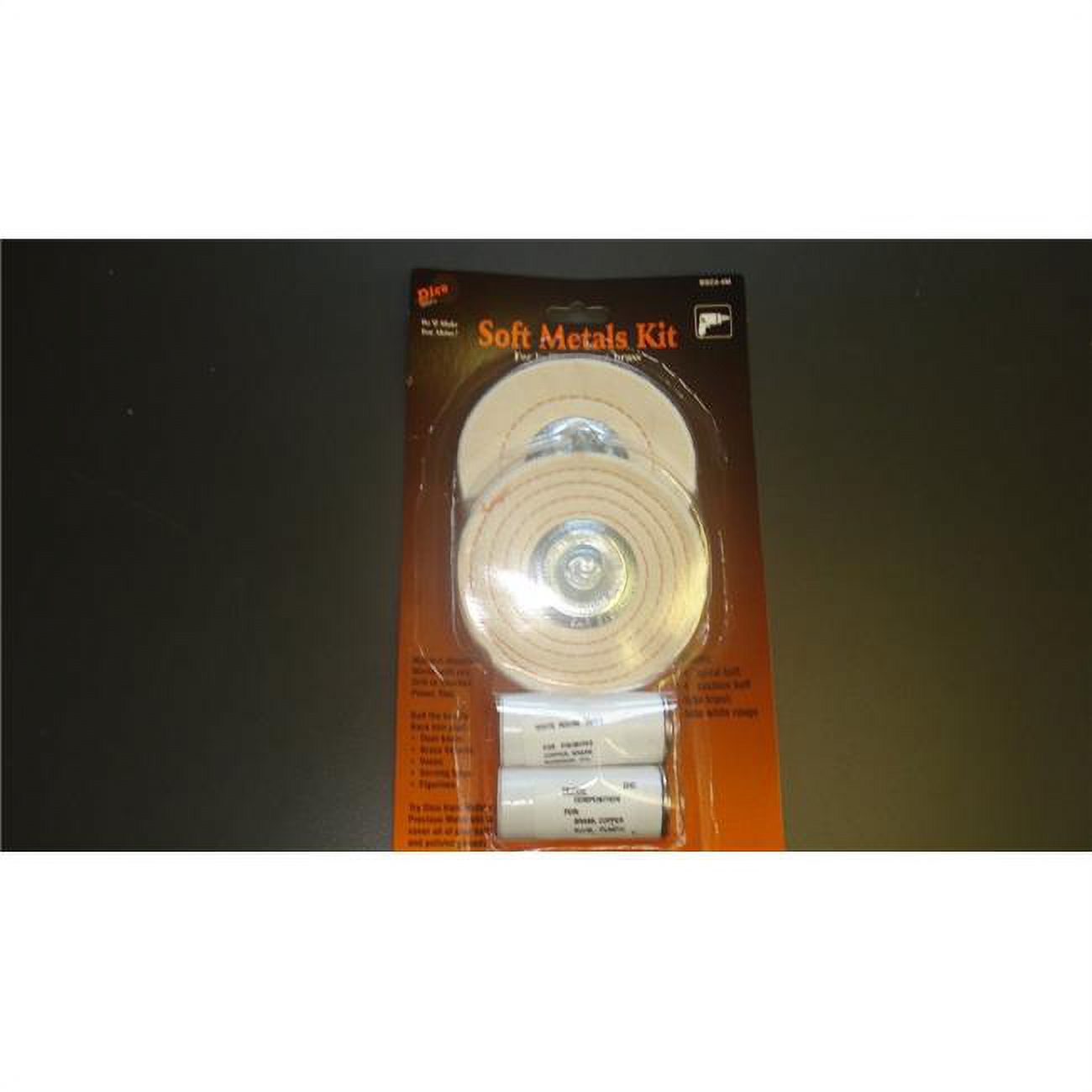 Dico 4 in. Mandrel Mounted Buffing Kit for Copper, Brass & Aluminum