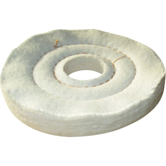 Dico 527-60-6 Canton Flannel 6-Inch Diameter 1/2-Inch Thick Buffing Wheel