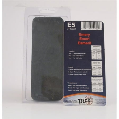 Dico 7100922 Emery Buffing Compound for Use with Buffing Wheels, Black - Brick