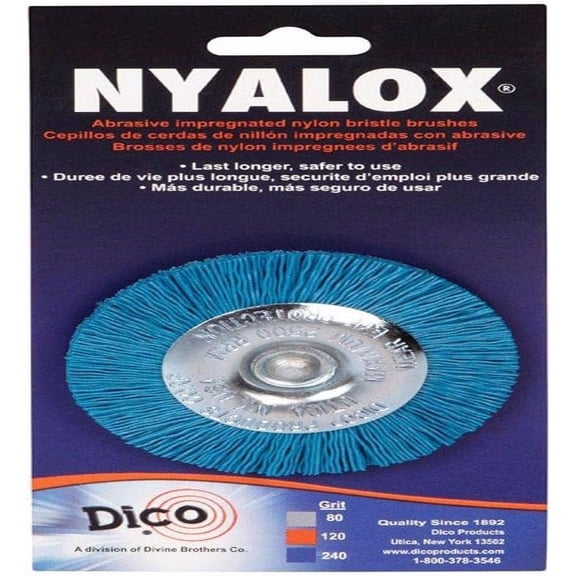 Dico 7200018 Whl Brush 3" Med/Fin