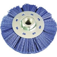 Dico 7200079 4.5 in. Dia. 0.63-11 Angle Grinder Wheel Brush Fine - Blue