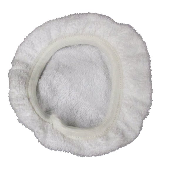 Dico Elastic Edge Terrycloth Bonnet For Backing Pads, 7-8"
