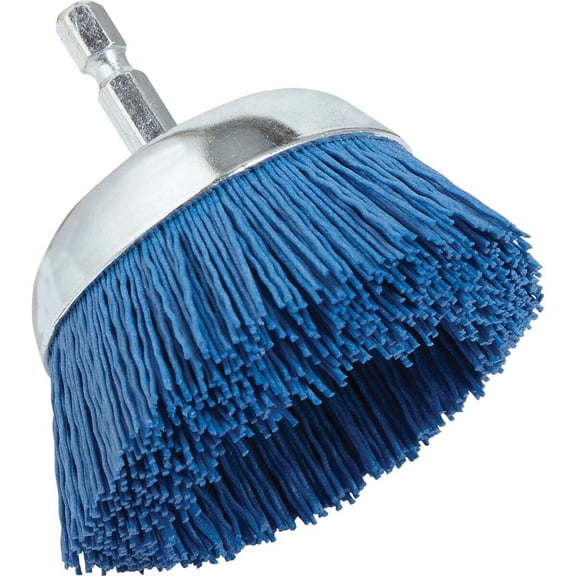 DICO NYALOX 2.5 in. Dia. x 1/4 in. Fine Nylon Cup Brush 1 pc.