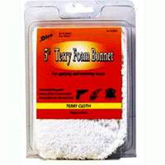 Dico Products 584-45600 Terry Foam Bonnet 5"
