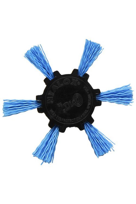 Products 7200039 Nylox Flap Brush 4" 240 Grit, Blue