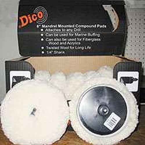 Dico Products Compound Pad Mandrel Mounted