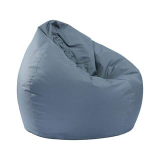 Chill Sack Bean Bag Chair, Memory Foam Lounger with Micorsuede Cover, Kids,  Adults, 5 ft, Charcoal