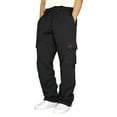 thumbnail image 1 of Diconna Mens Loose Cargo Pants Cual Drawstring Eltic Waist Wide Leg Athletic Sweatpants Outdoor Trousers, 1 of 3