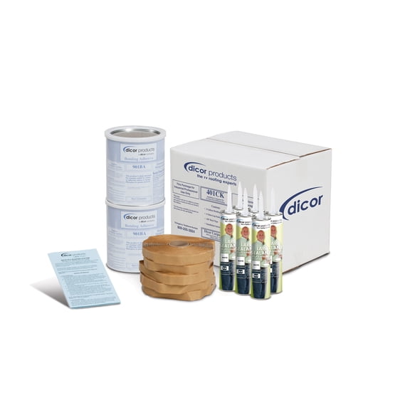 Dicor 401CK-T Rv Roof Installation Kit Tan