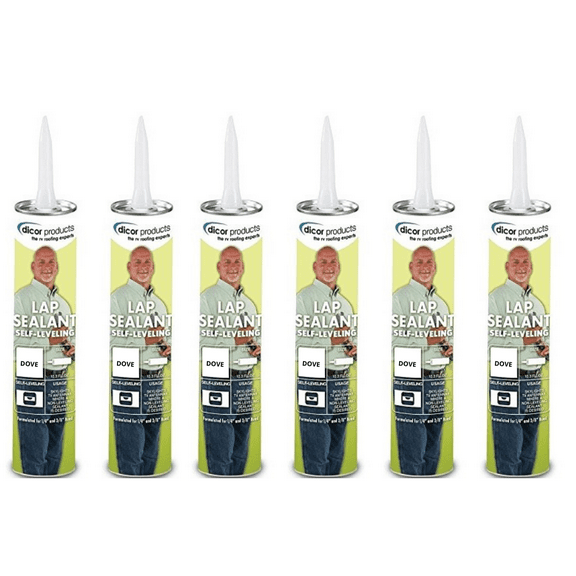 Dicor 501LSD Self-Leveling Lap Sealant - Dove - 10.3 Oz (Qty 6)