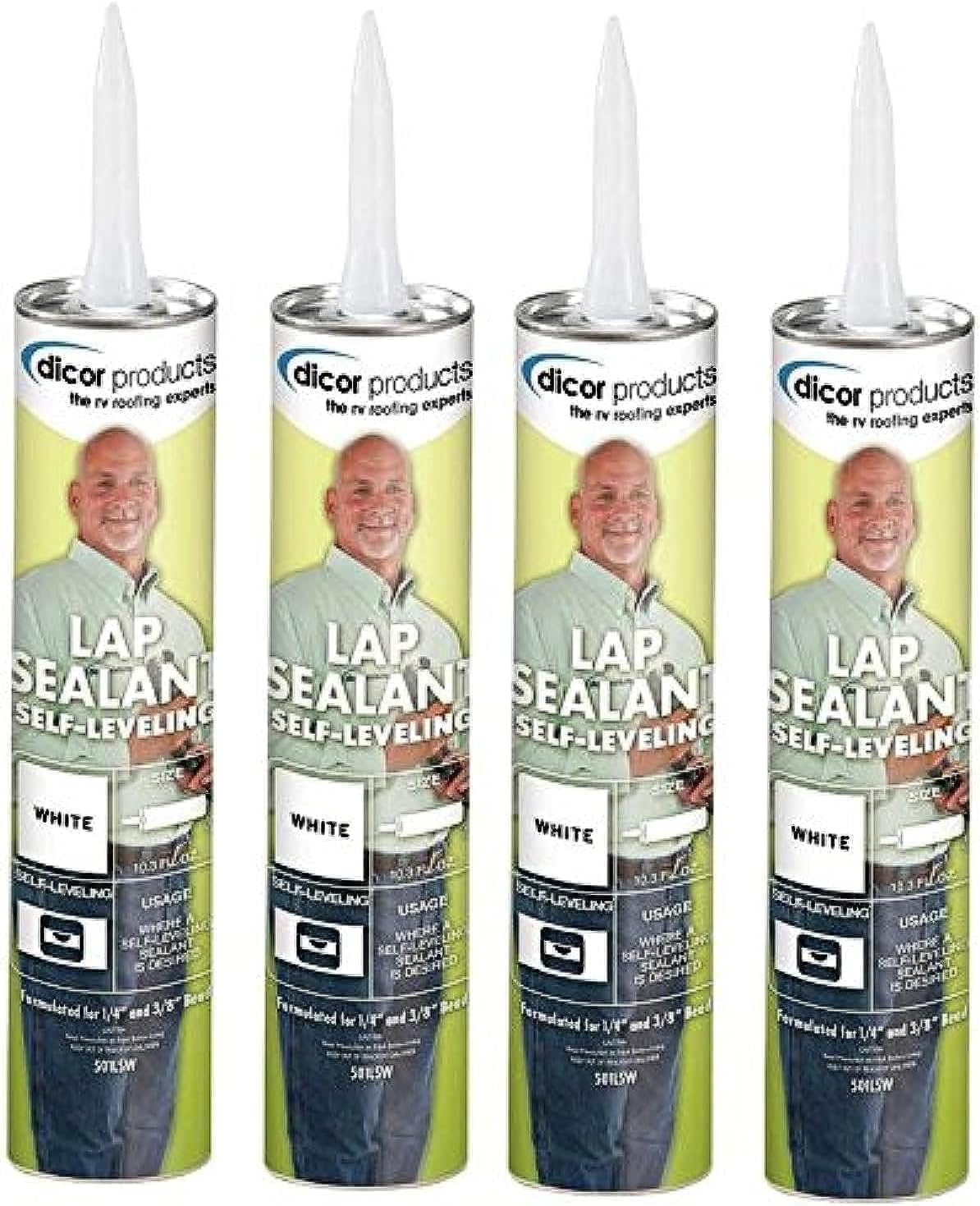 Dicor 501LSW1 SelfLeveling Lap Sealant, 4 Pack