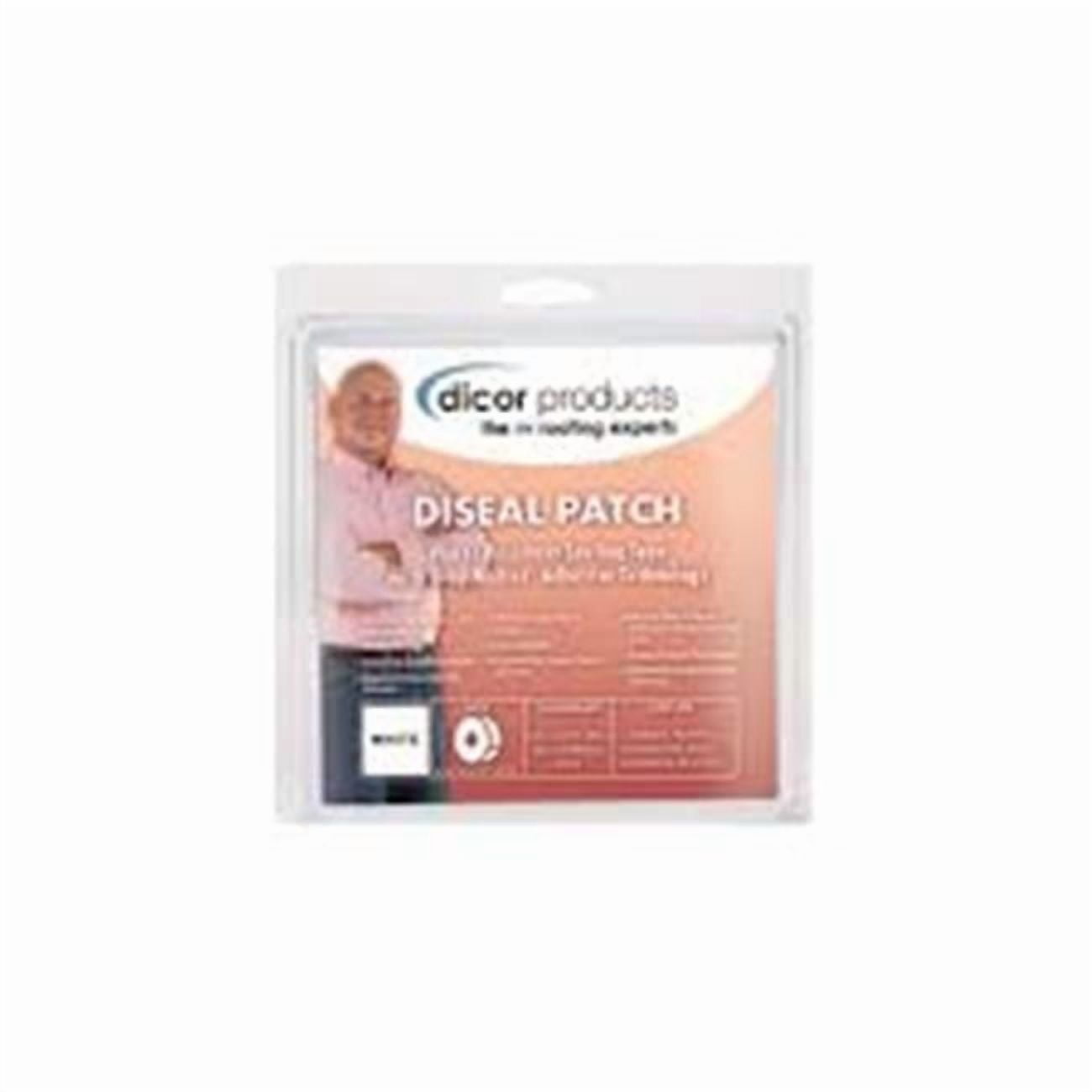 Dicor  6 x 6 in. Diseal Sealing Tape, White Patch
