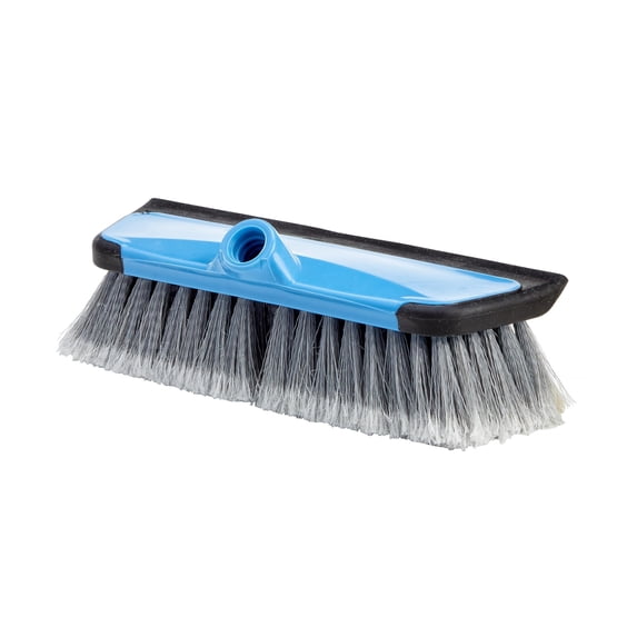 Dicor CP-SB10SQE Soft Bristle Exterior Wash Brush with Squeegee for Exterior RV Roof Cleaning and Maintenance