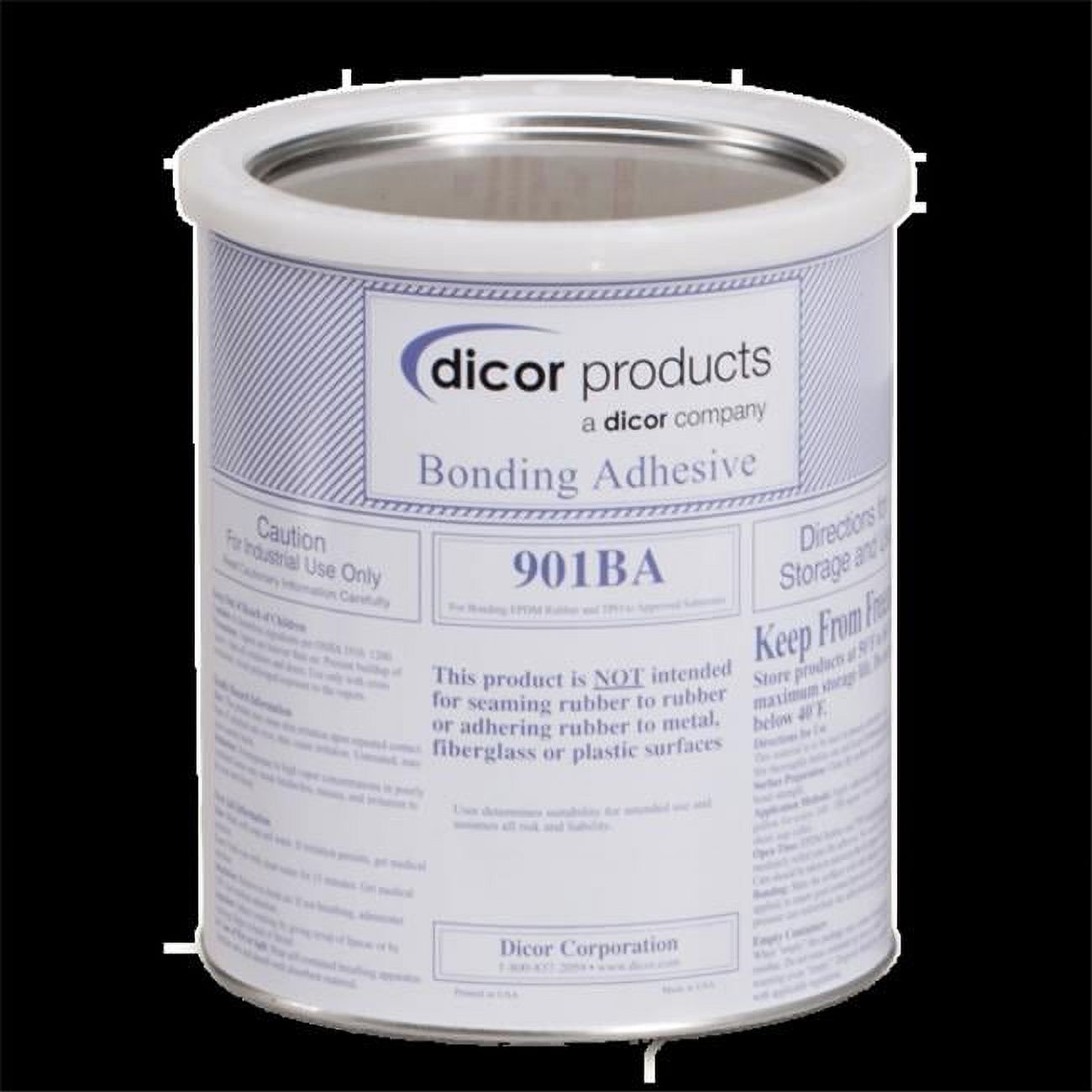 Dicor Products 0809.1072 1 gal EPDM Rubber Roof System Water Based