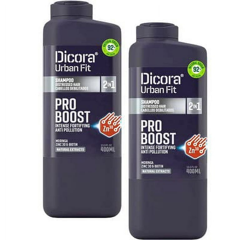 Dicora Urban Fit 2in1 Pro Boost Hair Conditioner Shampoo for Weakened Hair  400 ml (2 Pack)