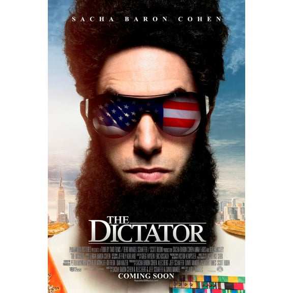 Dictator The Movie Poster sacha baron cohen Metal Print 12"x16" 12x16 Square Adults Best Posters