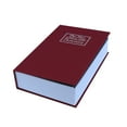 thumbnail image 1 of Dictionary Design Safe​​ Diversion Book Safe Box with Key Lock, Metal Hidden Storage for Cash and Valuables, 7.48×5.12×2.36 Inch Red Dictionary Design Valuables Organizer​​, 1 of 4