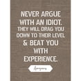 thumbnail image 1 of Dictionary Inspiring Quote Argue with an Idiot Attributed to Mark Twain Extra Large XL Wall Art Poster Print, 1 of 3