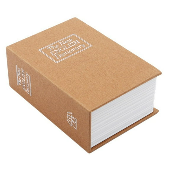 Dictionary Mini Book Safe Security Key Locker Money Hiddens Secret Safe Key Safe Box Cash Money Coin Storage Jewellery Lock Box