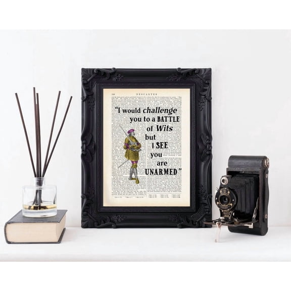 Dictionary Page Print, Humorous Print, Funny Wall Art, Dictionary Art, Upcycled Book Art Poster Unframed Paper Print