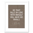 thumbnail image 1 of Dictionary Page Quote Benjamin Franklin No Rivals Artwork Framed Wall Art Print 9X7 Inch, 1 of 5