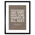 thumbnail image 1 of Dictionary Page Quote George Washington Perseverance and Spirit Artwork Framed Wall Art Print 9X7 Inch, 1 of 5