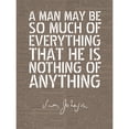 thumbnail image 1 of Dictionary Page Quote Samuel Johnson Man Everything Extra Large XL Wall Art Poster Print, 1 of 3