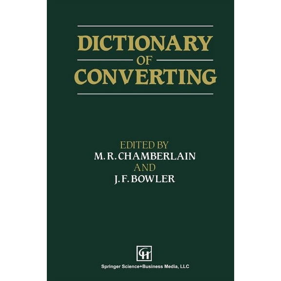 Dictionary of Converting, (Paperback)