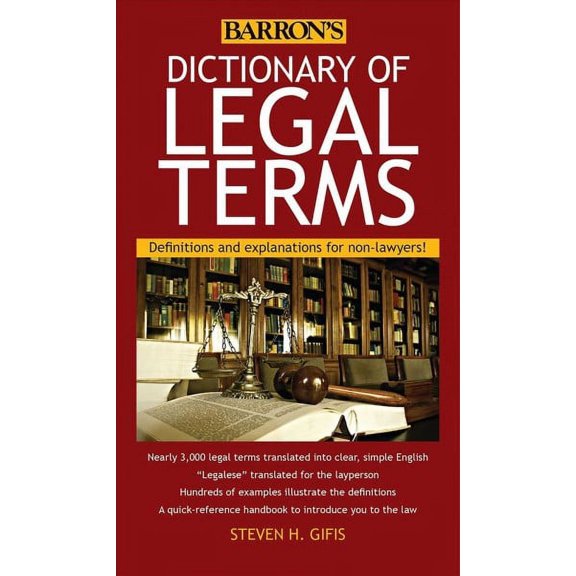 Pre-Owned Dictionary of Legal Terms: Definitions and Explanations for Non-Lawyers (Paperback) 1438005121 9781438005126