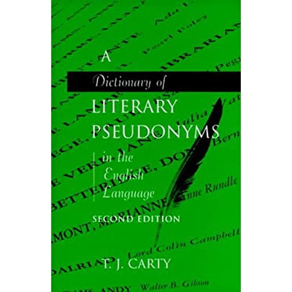 Pre-Owned A Dictionary of Literary Pseudonyms in the English Language: The Definitive Dictionary of English Language Writers and Their Pseudonyms (Paperback) 0720123836 9780720123838