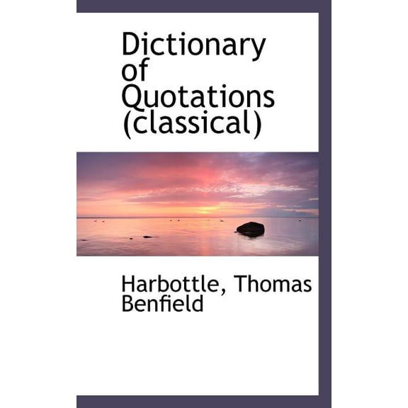 Dictionary of Quotations (Paperback)