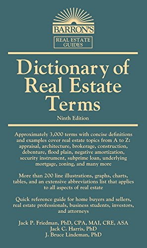 Pre-Owned Dictionary of Real Estate Terms (Paperback) 1438001460 9781438001463