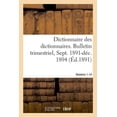 thumbnail image 1 of Dictionnaire Des Dictionnaires. Nouveau Dictionnaire Des Dictionnaires Illustré (Paperback), 1 of 1