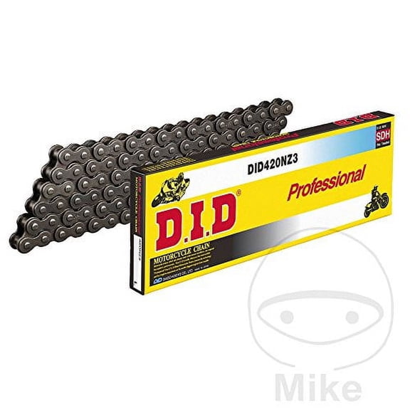 D.I.D 420NZ3X100RB 420 NZ3 Super Non O-Ring Chain - 100 Links - Black